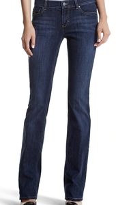 White House Black Market Noir Flare Jeans